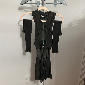 NWT Darker Waves Cord, Cut Out Romper